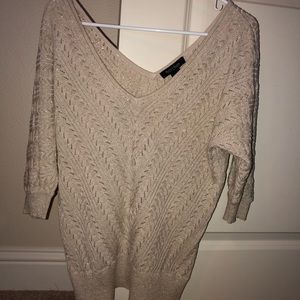 WHBM shimmer sweater